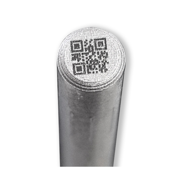 qrcode sur l'acier allié