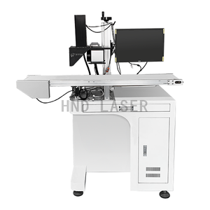 Machine de marquage laser à fibre automatique avec système de vision CCD